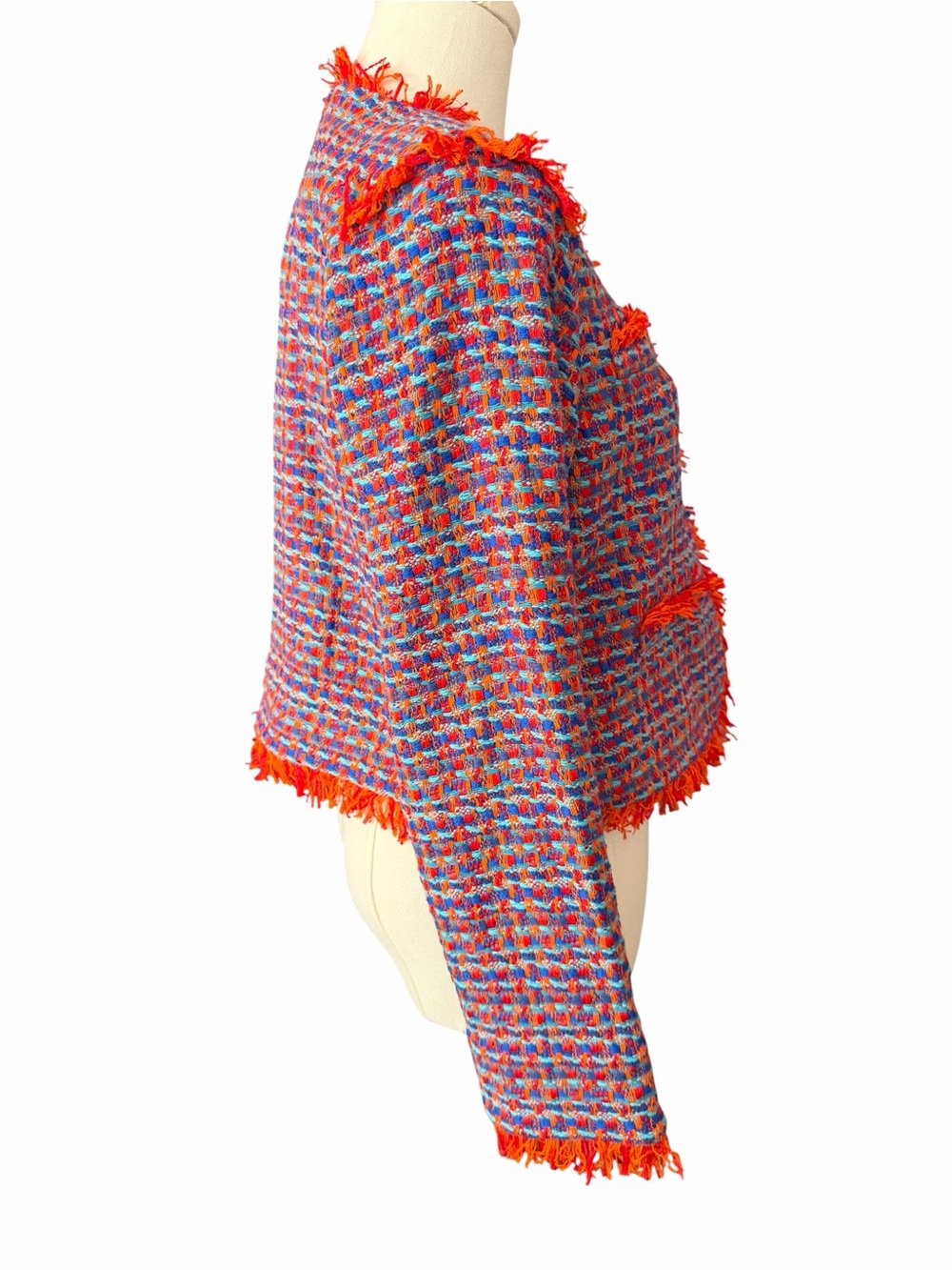 H Hunter Bell Coco Jacket in Mariner Tweed - Picture 4 of 9